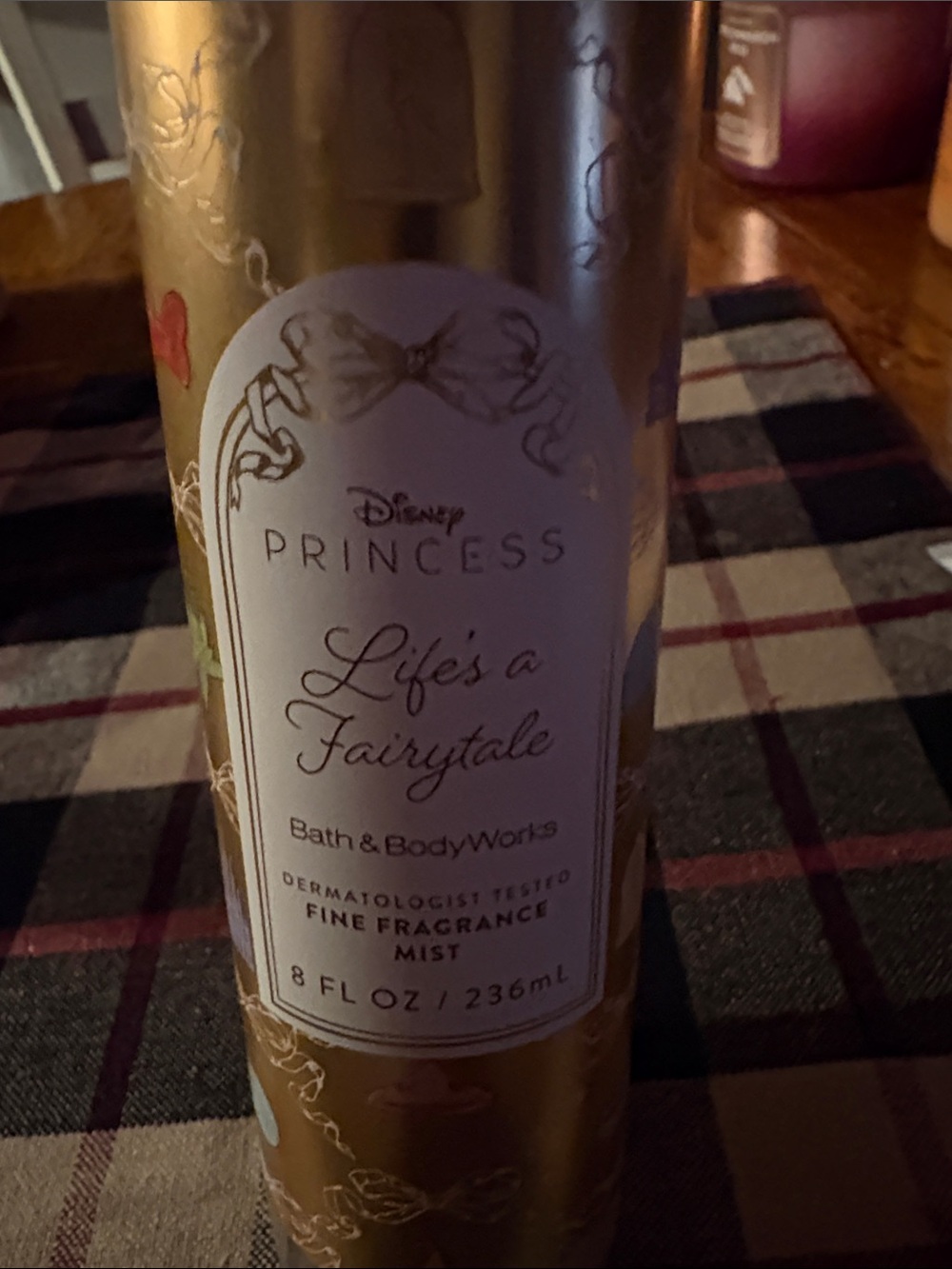 NWT Disney Princess “Life’s a Fairytale” 8 Oz bottle of Body Fragrance Spray